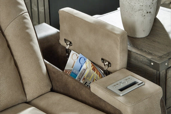 Durapella Pwr Rec Sofa W/Adj Headrest