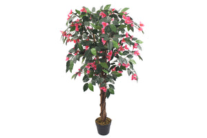 AF10037120-90-PNK AF-10037 Artificial Flowers W/Pot