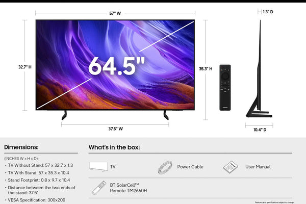 65" TV OLED AI 4K Smart