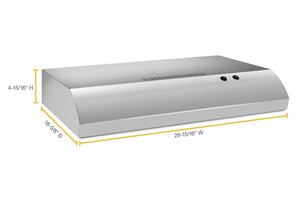 Whirlpool Uxt4030 Extractor 30" W/Fit-Sys