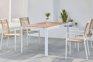 Dallas Juego de mesa de comedor con 4 Sillas