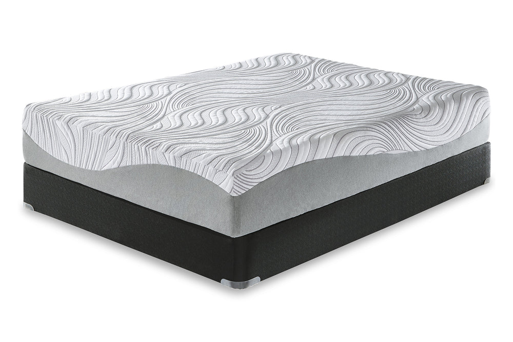 MEM12 Ashley Sleep | Memory Foam 12" Medium Mattress & Box Spring Metal Regular