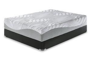 MEM12 Ashley Sleep | Memory Foam 12" Medium Mattress & Box Spring Metal Regular