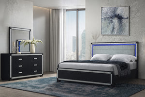 Soleil Cama & Gavetero con Espejo