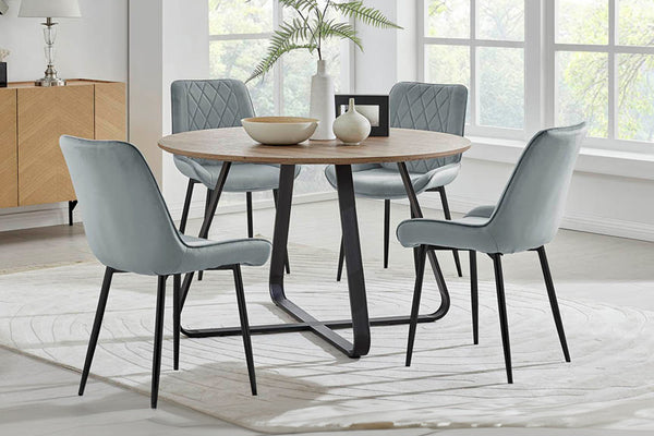 C9709d Mesa de Comedor con 4 Sillas