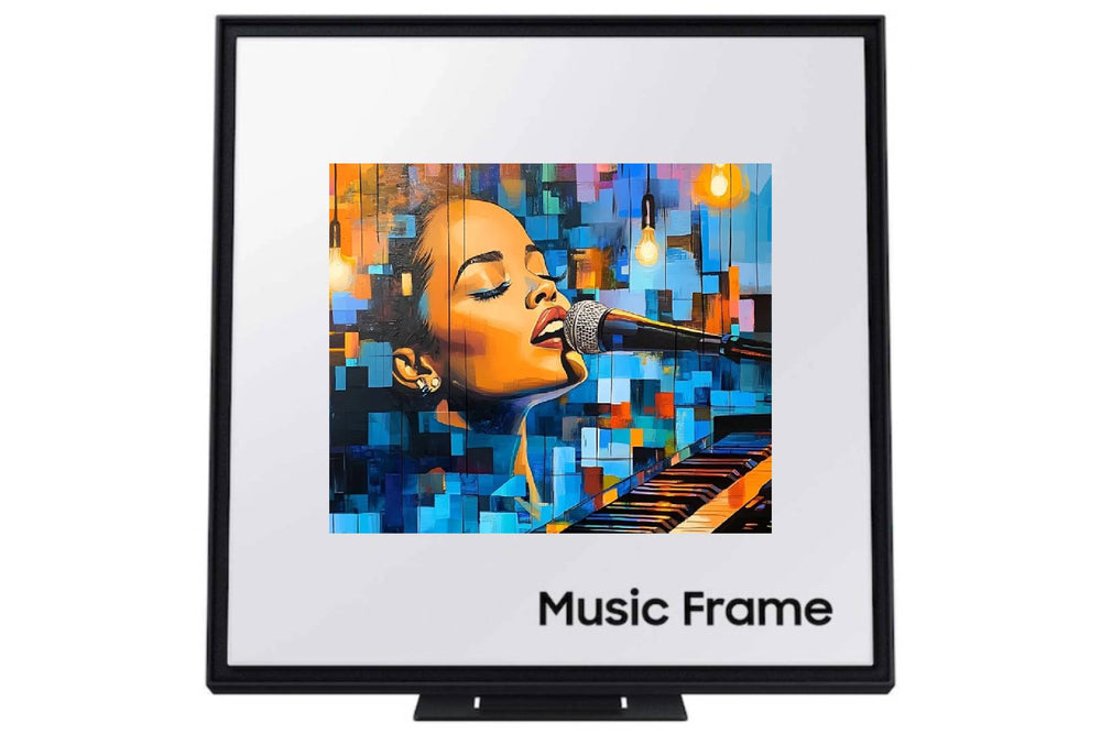 Marco de fotos digitales con bocinas