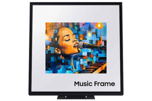 Marco de fotos digitales con bocinas