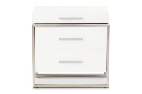 Marquee Nightstand W/Led Light