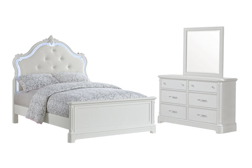 Hailee Bed/Dresser/Mirror Set