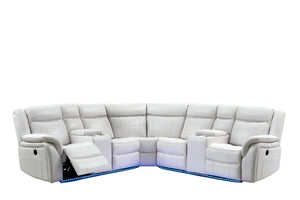 Um02 Pwr Recl Sectional W/Lght Set