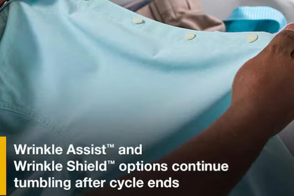 7' Dryer Electric Top Load with Adaptive Dry