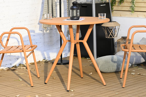 Conjunto de mesa y sillas para exterior