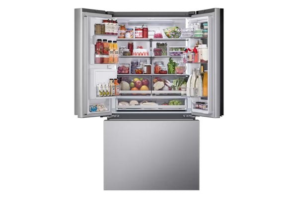 31' Nevera de Profundidad Estándar Máx. con French Door, Instaview con Espejo y 4 Tipos de Hielo, Acero Inoxidable Antihuellas