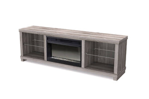 Aurora 72" Chimenea con consola con luz LED