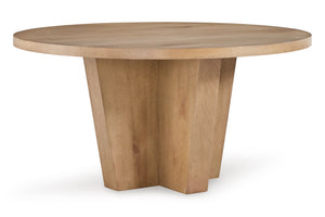 Kristiland Round Dining Table with 6 Chairs