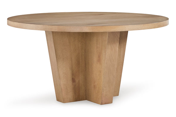 Kristiland Round Dining Table with 6 Chairs