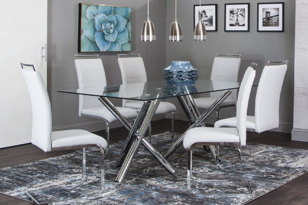 Mantis Dining Table W/4 Chairs Set