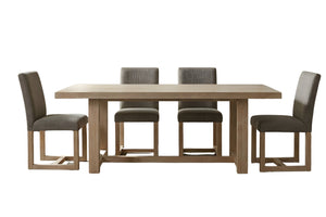 Yalinton Rectangular Dining Room Table and 4 UPH Side Chair