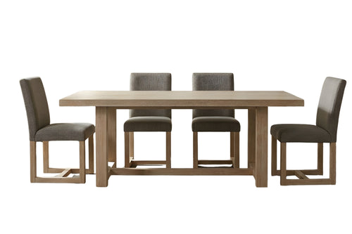 Yalinton Rectangular Dining Room Table and 4 UPH Side Chair