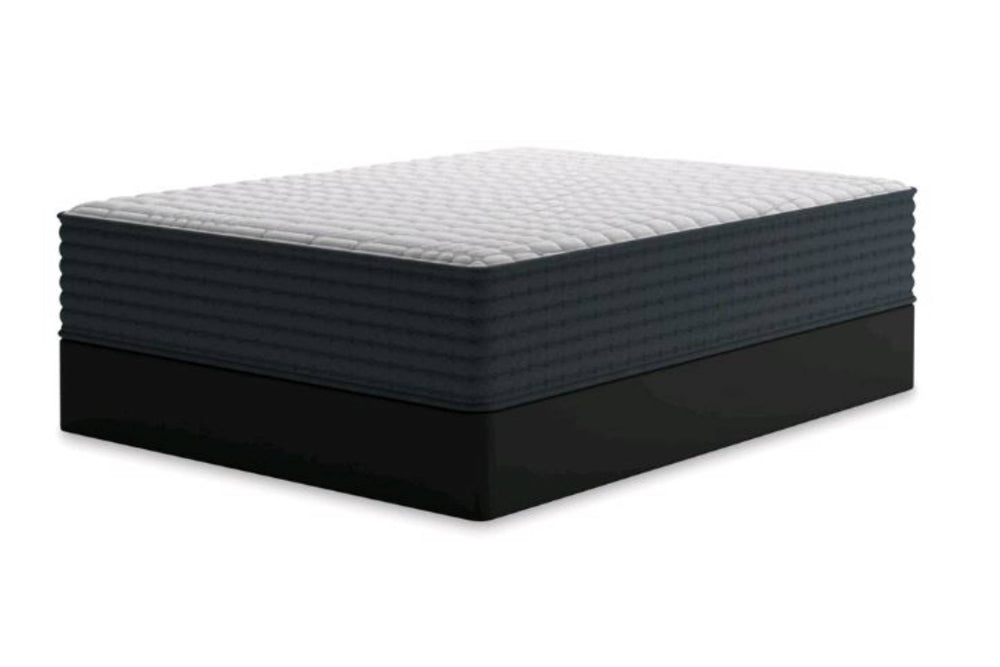 M43641 M436 Ashley Sleep | Hybrid 1300 Plush Mattress King & Box Spring Regular Metal