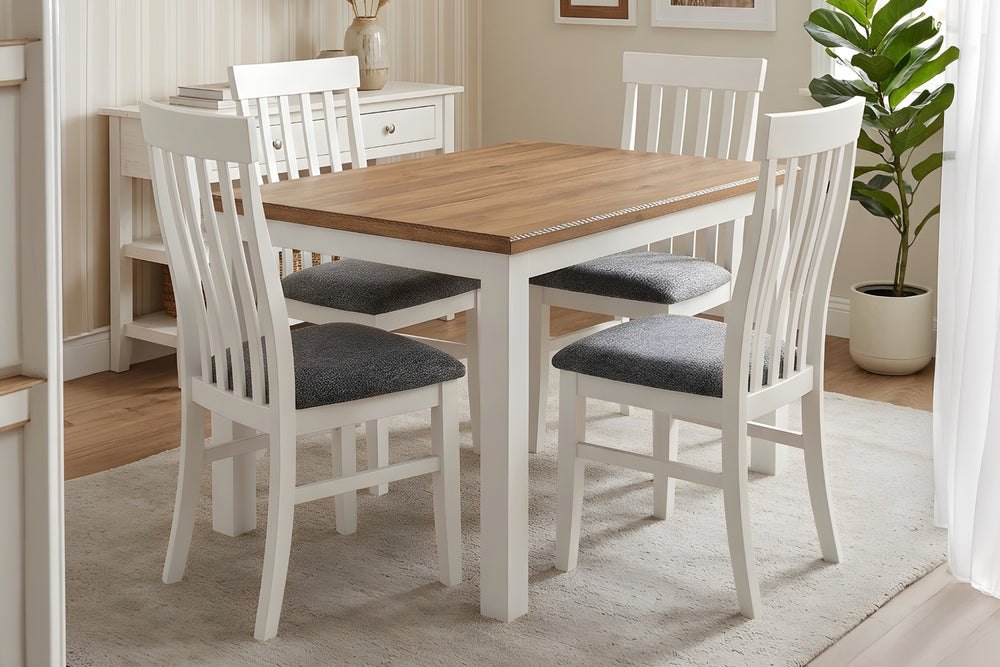 Westconi Mesa de Comedor Rectangular con 4 Sillas UPH