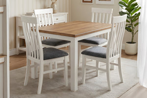 Westconi Rectangular Dining Room Table withe 4 UPH Side Chair