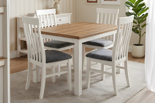 Westconi Rectangular Dining Room Table withe 4 UPH Side Chair