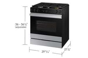 Samsung NSG6DG8700SRAA Stove 30" Gas S/In 5B Bspk
