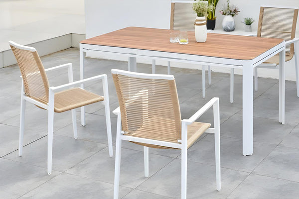 Dallas Juego de mesa de comedor con 4 Sillas