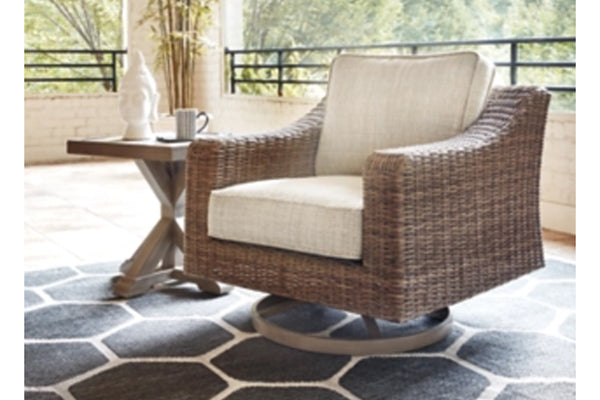 Ashley Beachcroft Outdoor Swivel Lounge Chair