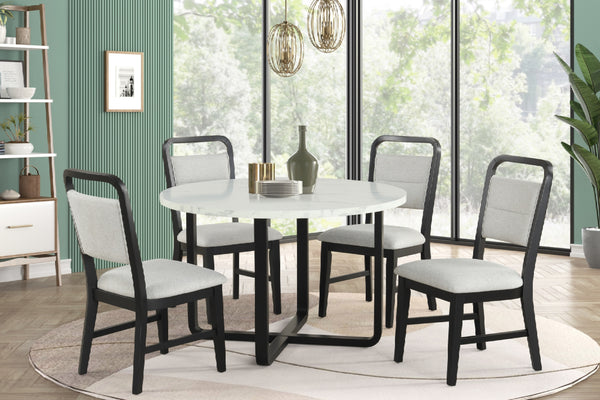 Zenith Round Dining Table with 4 Chairs