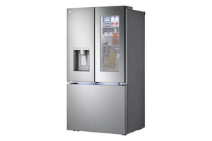 31' Nevera de Profundidad Estándar Máx. con French Door, Instaview con Espejo y 4 Tipos de Hielo, Acero Inoxidable Antihuellas
