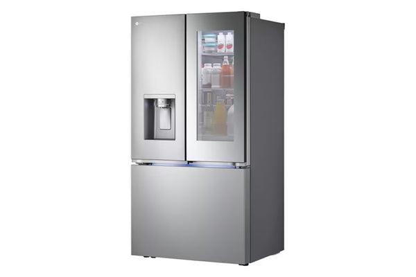 31' Nevera de Profundidad Estándar Máx. con French Door, Instaview con Espejo y 4 Tipos de Hielo, Acero Inoxidable Antihuellas