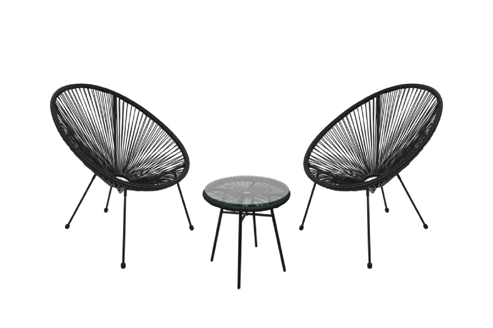 Megan 3Pc 2Chair/1Coffetable