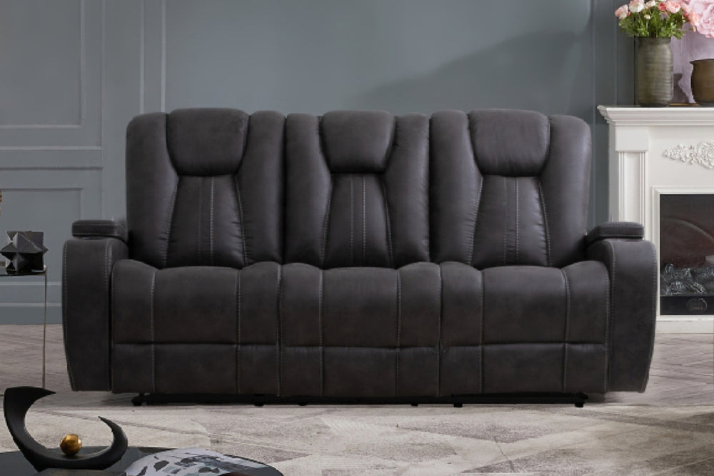 Dual Rec Sofa W/T&Rding Lght