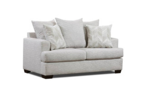 Loveseat fondo blanco.