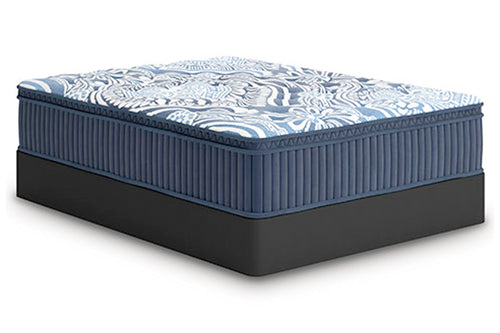 M497 Ashley Sleep | King Mattress Queen Plush Luxe 2.0 & Box Spring Regular