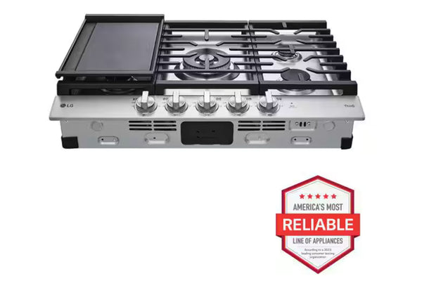Lg Tope 30" Gas 5B Cast-Iron Smrt