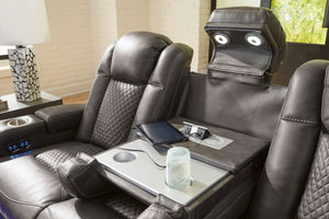 Fynedyme Pwr Rec Sofa W/Adj Hdrst