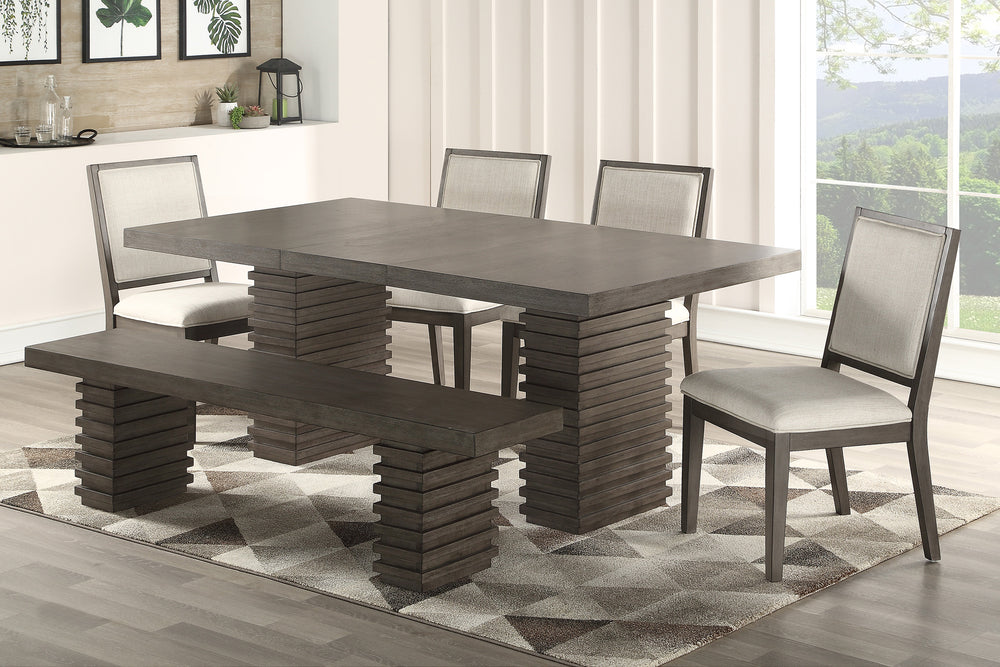 Mila Dining Table/4Chair/1Bench