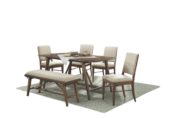 Wendover Mesa de Comedor con 4 Sillas y 1 Bench
