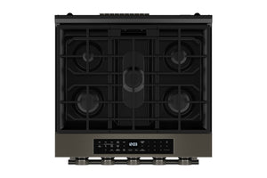 30" Stove Gas Slide-In in Black Ore with 2-in-1 Burner