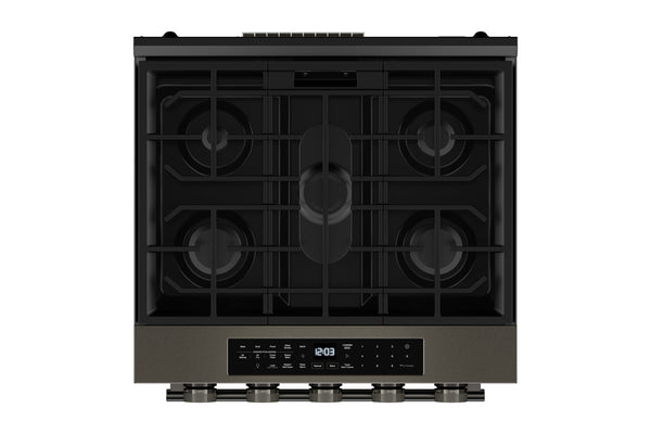 30" Stove Gas Slide-In in Black Ore with 2-in-1 Burner
