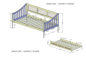 Wa288 Daybed W/Trundle