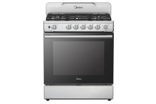 Midea 30sm Stove 30" Gas 6B W/Cast Iron