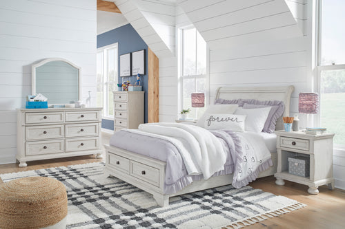 Robbinsdale Full Sleigh Bed/Dresser/Mirror