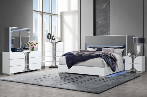 Bellmar_wh Bed/Dres/Mirr Set