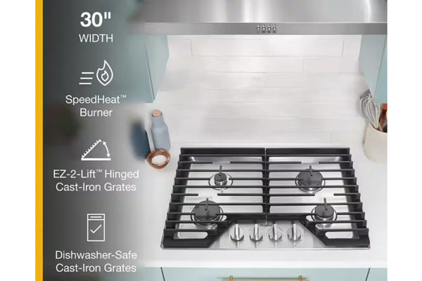 Whirlpool Top 30" Gas 4/Burners