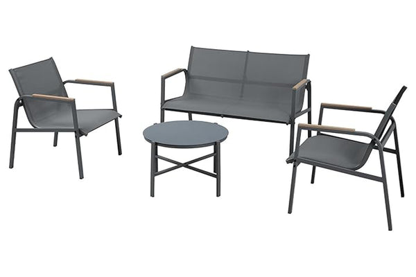 Harris Loveseat con 2 Sillas y Mesa