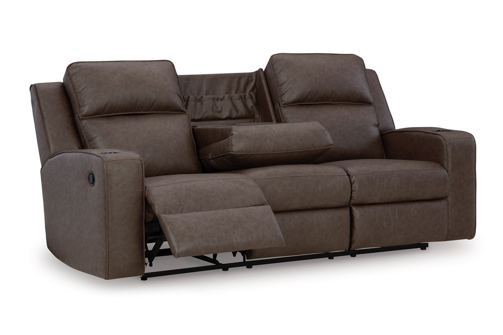 Ashley Lavenhorne Rec Sofa W/D Dn Table Lavenhor